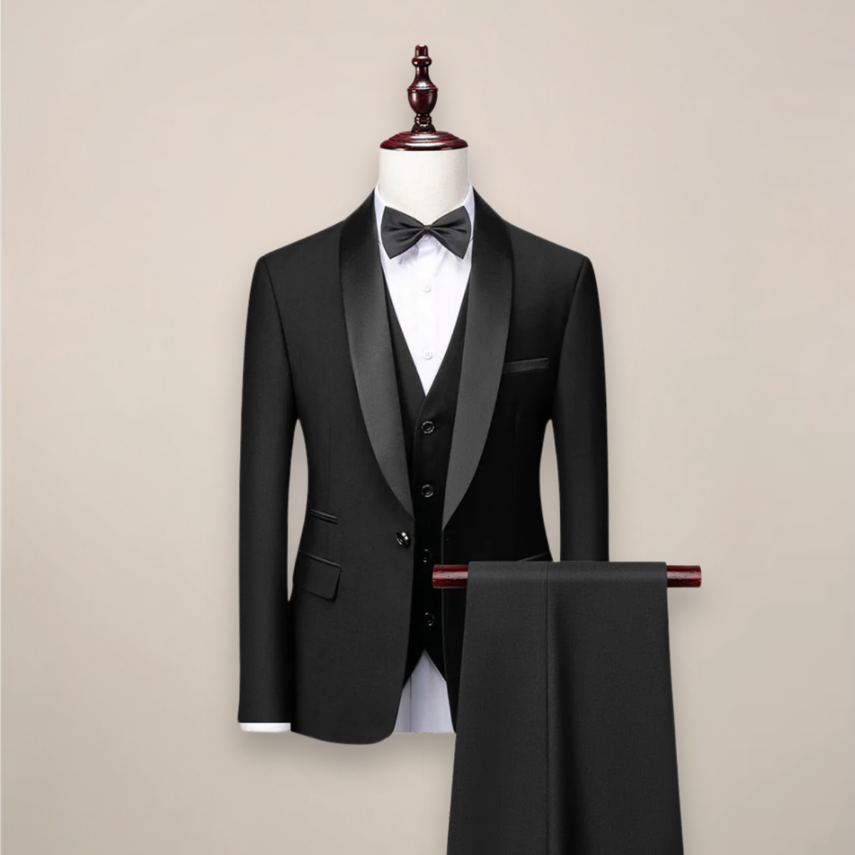 Men’s 3-Piece Slim Fit Tuxedo – Stylish Sophistication for Formal Events