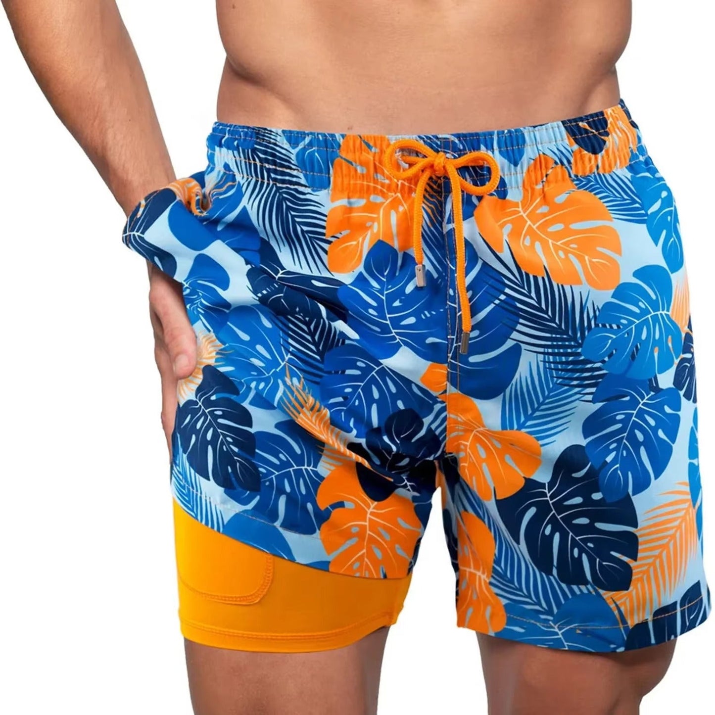 Men's Mesh Lined Swimwear Shorts for Beach Activities