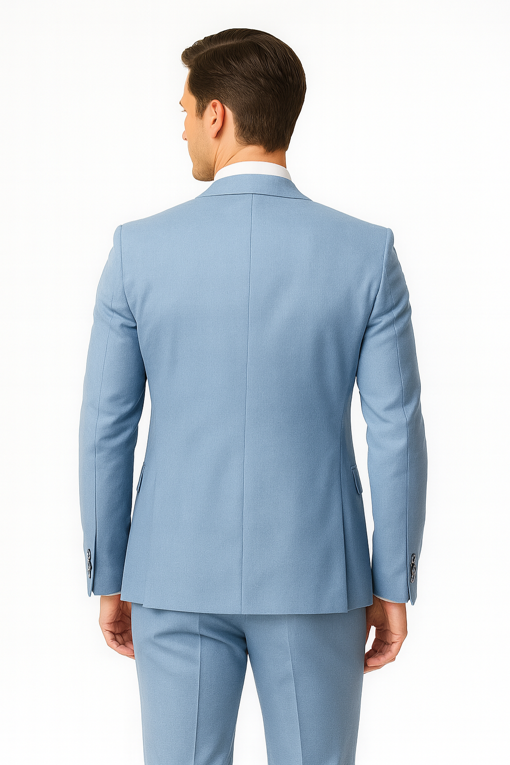 Men's Slim Fit Summer Suit - Stylish Two-Piece Set