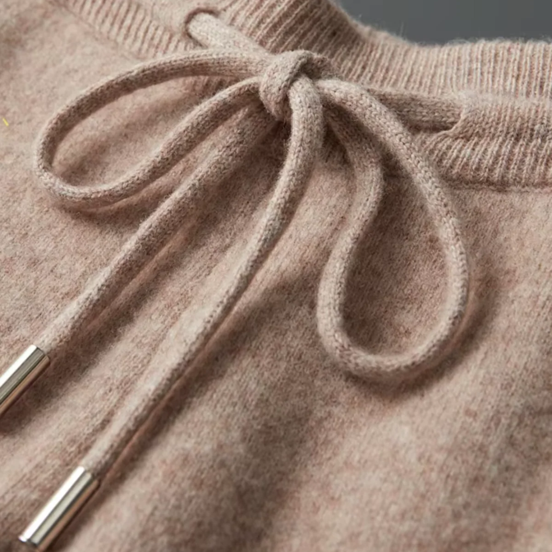 Men’s Cozy Zip-Up Sweater and Drawstring Pants for Relaxed Wear