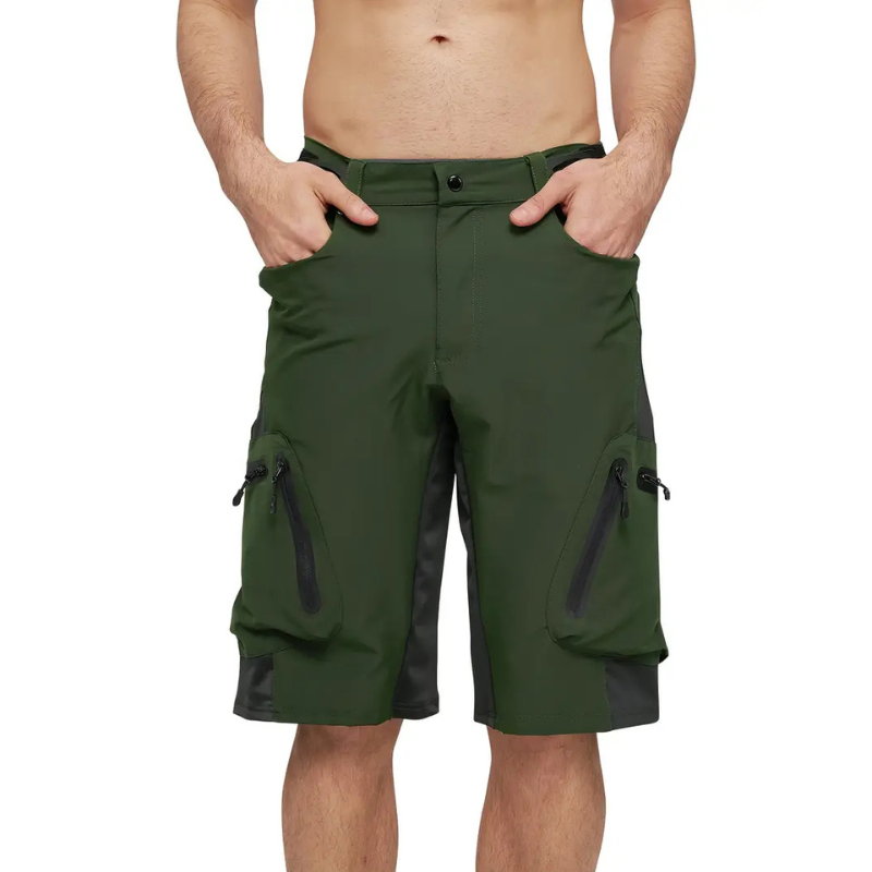 Men’s Outdoor Shorts with Zippered Pockets for Adventure