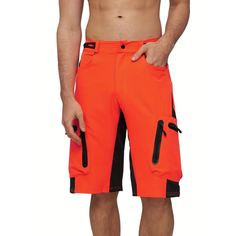 Men’s Outdoor Shorts with Zippered Pockets for Adventure