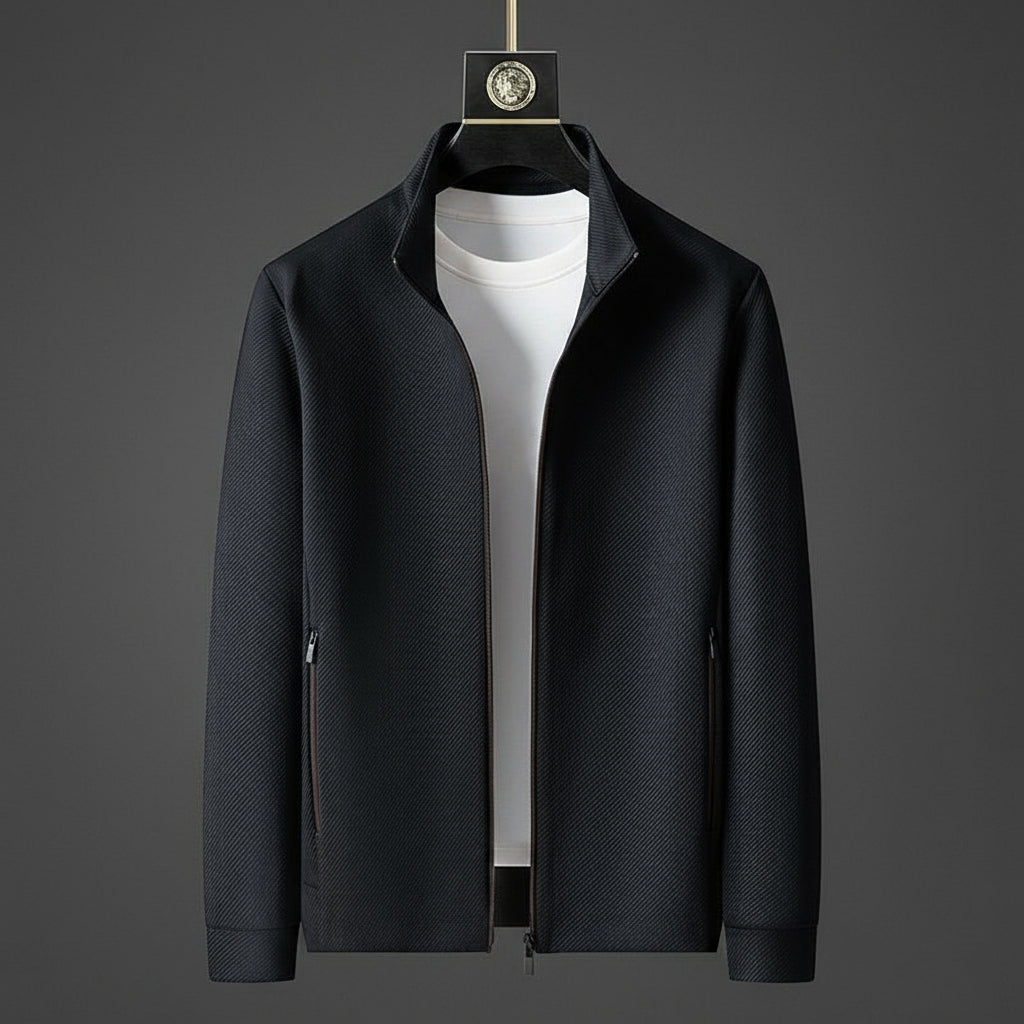 Men's Zip-Up Jacket and Tapered Joggers for Stylish Everyday Wear