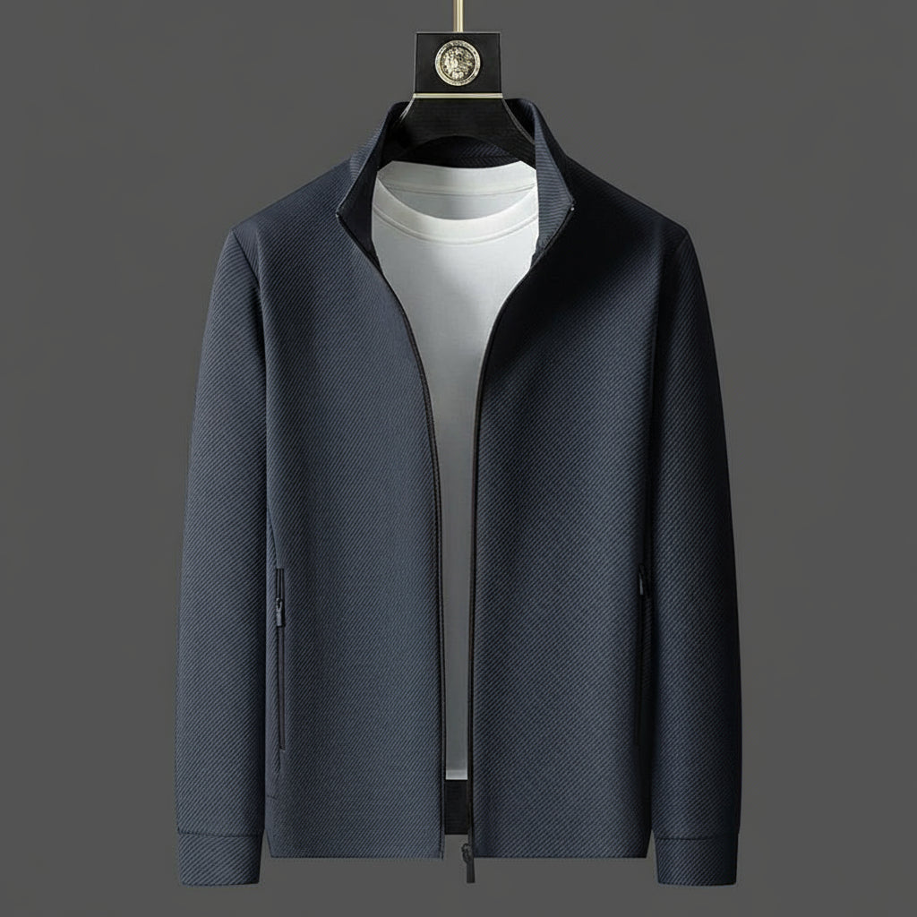 Men's Zip-Up Jacket and Tapered Joggers for Stylish Everyday Wear