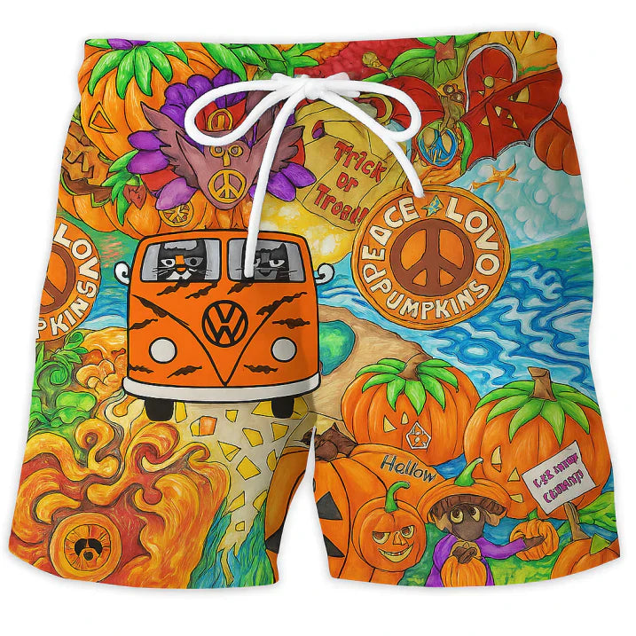 Men's Stylish Printed Swim Shorts for Summer Adventures