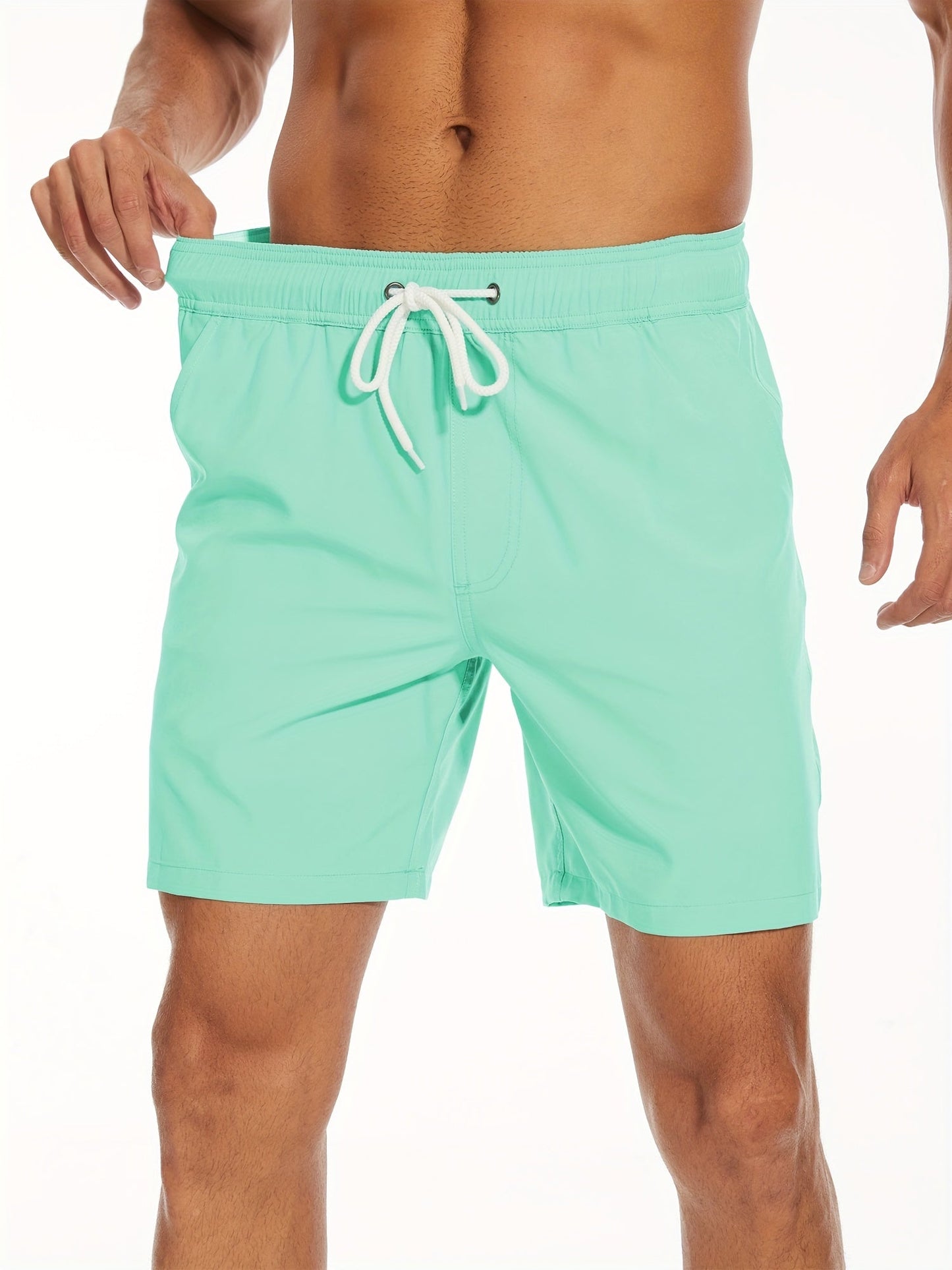 Men's Quick-Dry Beach Shorts with Phone Pocket