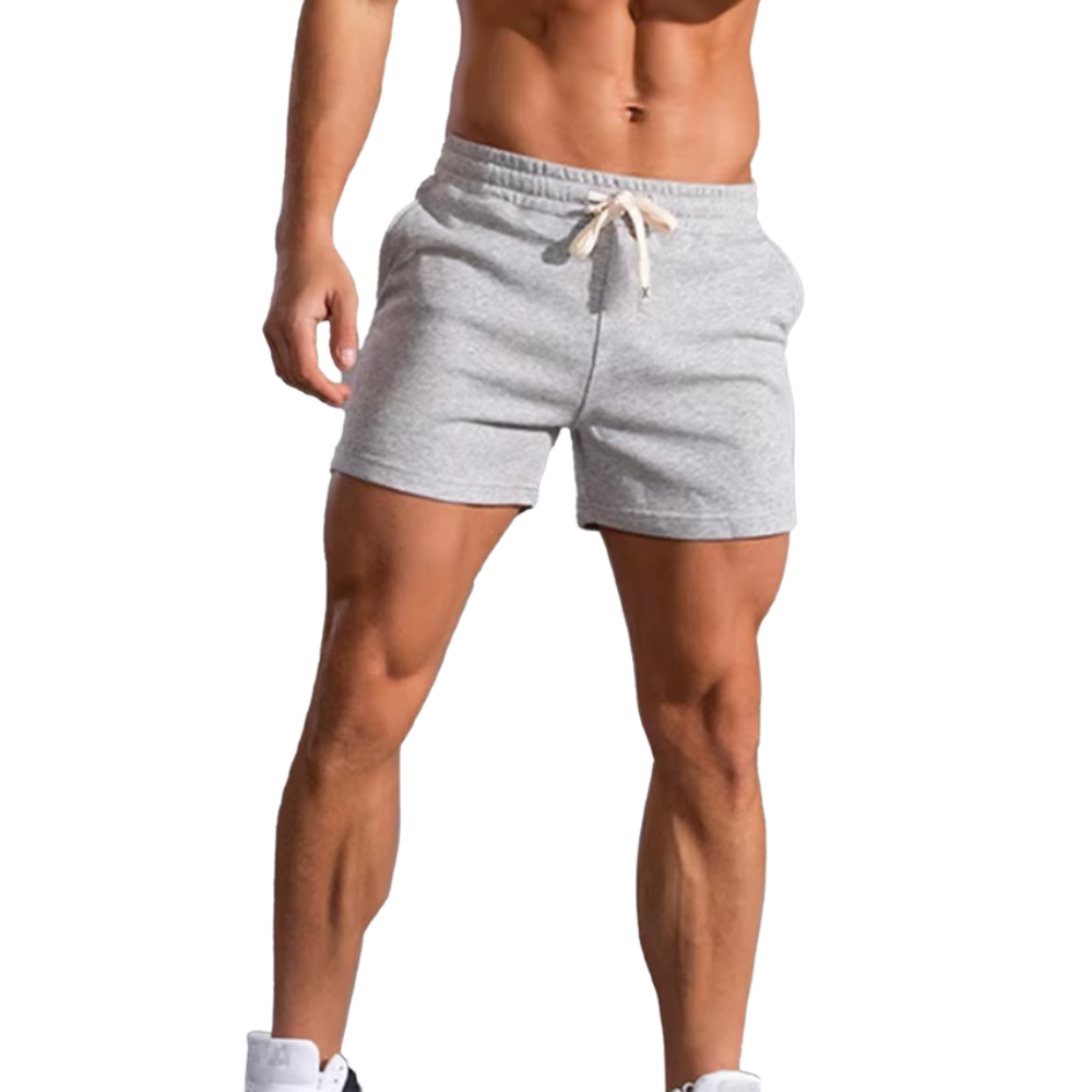 Men's Athletic Slim Fit Sports Shorts with Drawstring