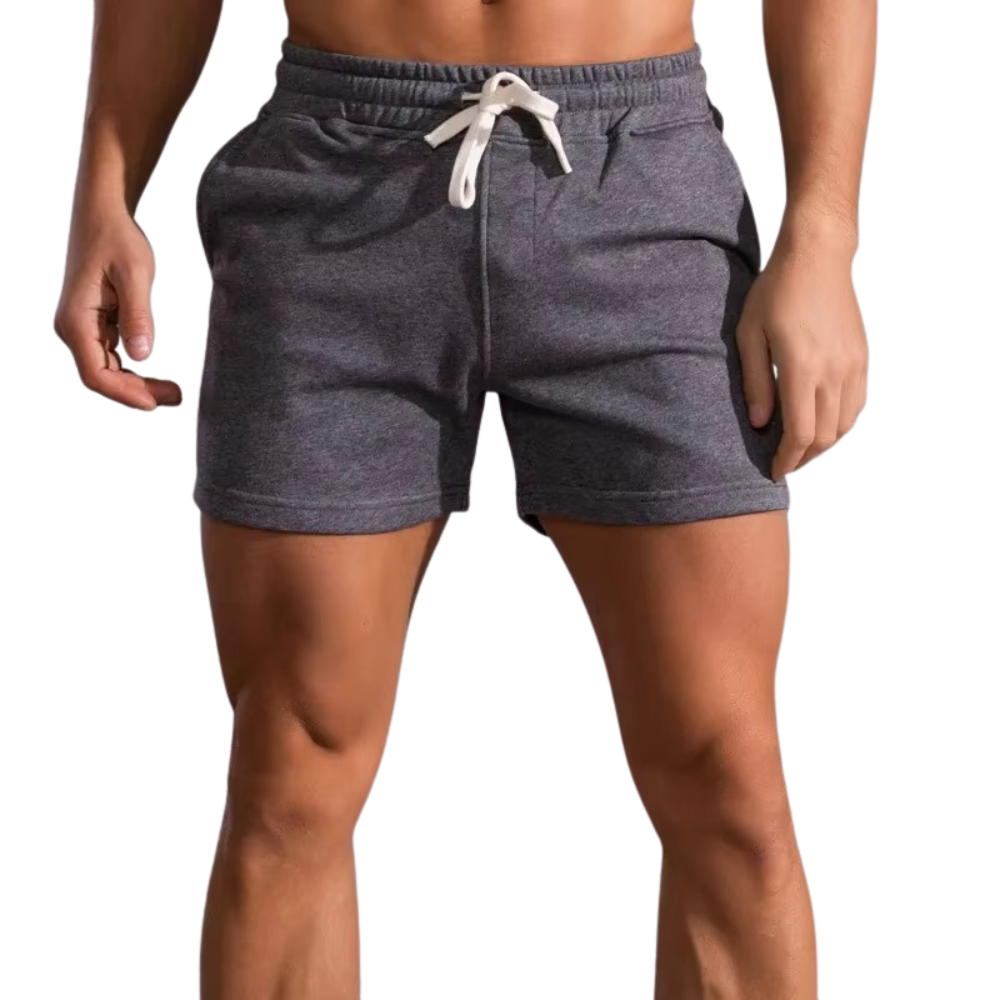 Men's Athletic Slim Fit Sports Shorts with Drawstring