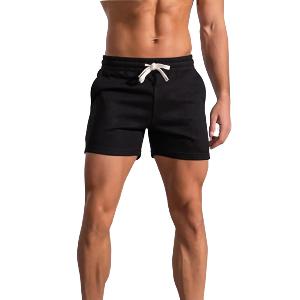 Men's Athletic Slim Fit Sports Shorts with Drawstring