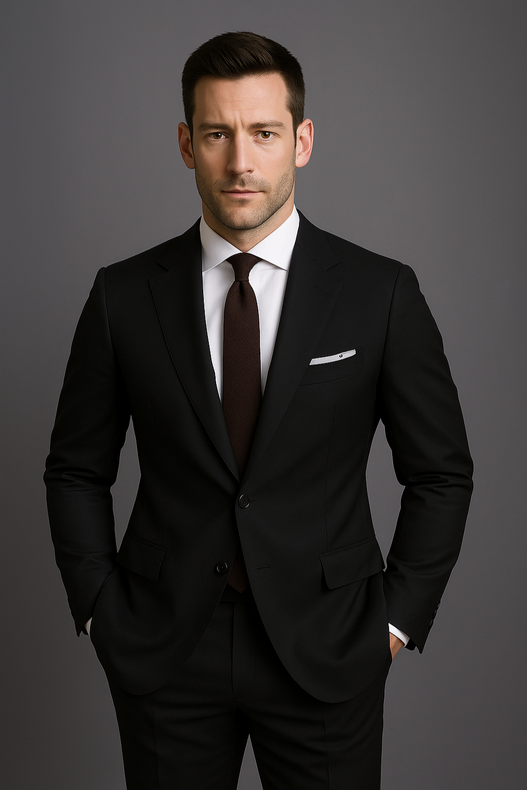 Men’s Slim Fit Business Suit – Stylish Formal Attire for Work & Events