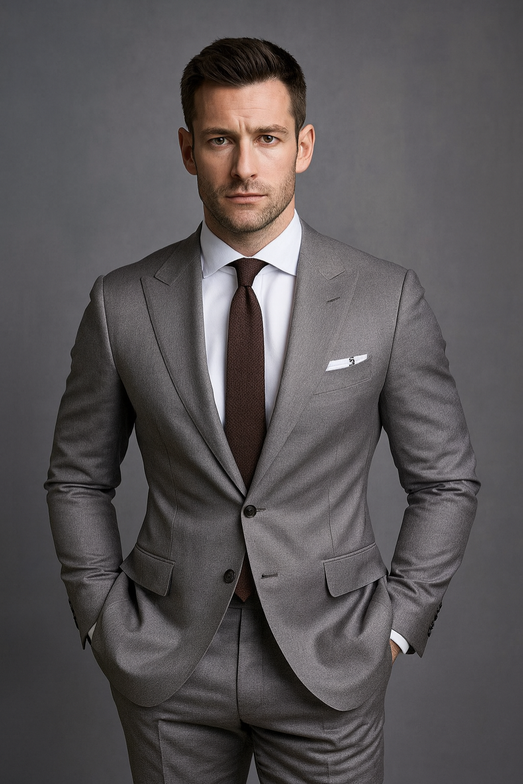 Men’s Slim Fit Business Suit – Stylish Formal Attire for Work & Events