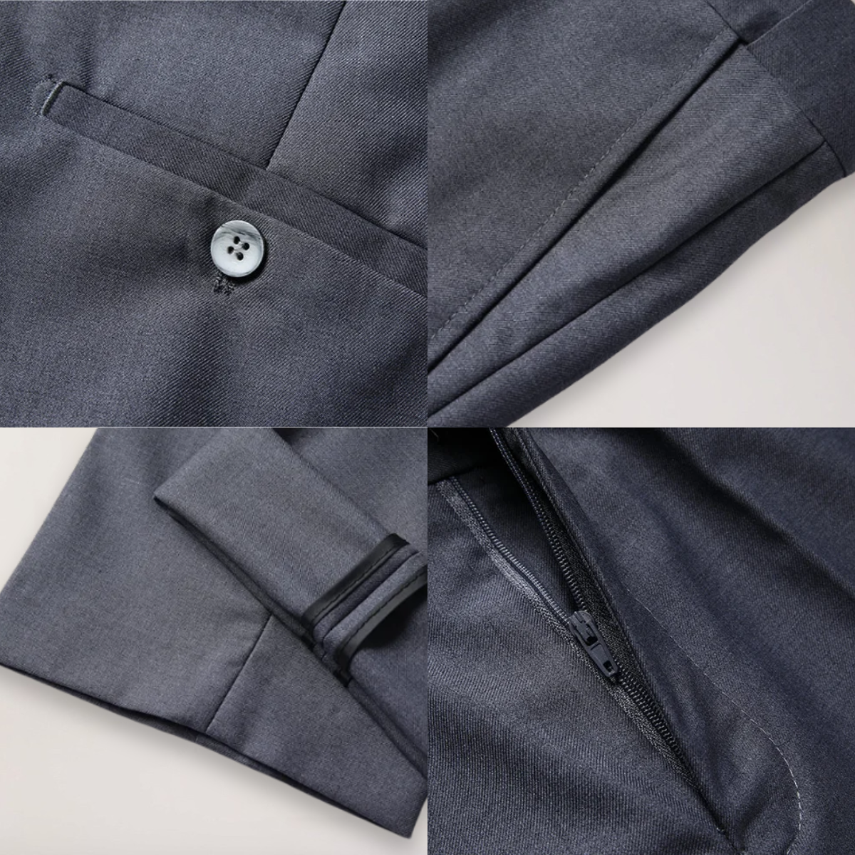 Men’s Two-Piece Formal Suit – Blazer and Trouser Ensemble