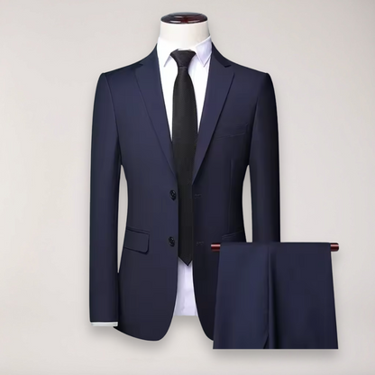 Men’s Two-Piece Formal Suit – Blazer and Trouser Ensemble