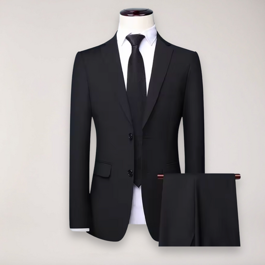 Men’s Two-Piece Formal Suit – Blazer and Trouser Ensemble