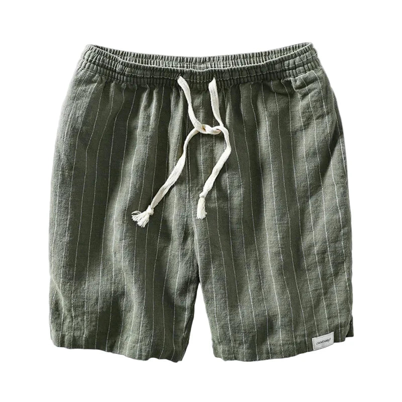 Men's Striped Drawstring Shorts for Summer Adventures