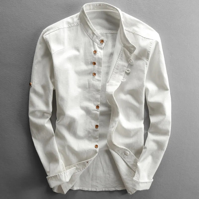 Chic French Collar Slim Fit Shirt for Any Occasion
