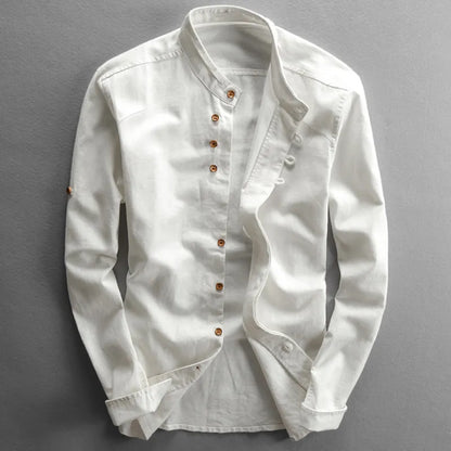 Chic French Collar Slim Fit Shirt for Any Occasion