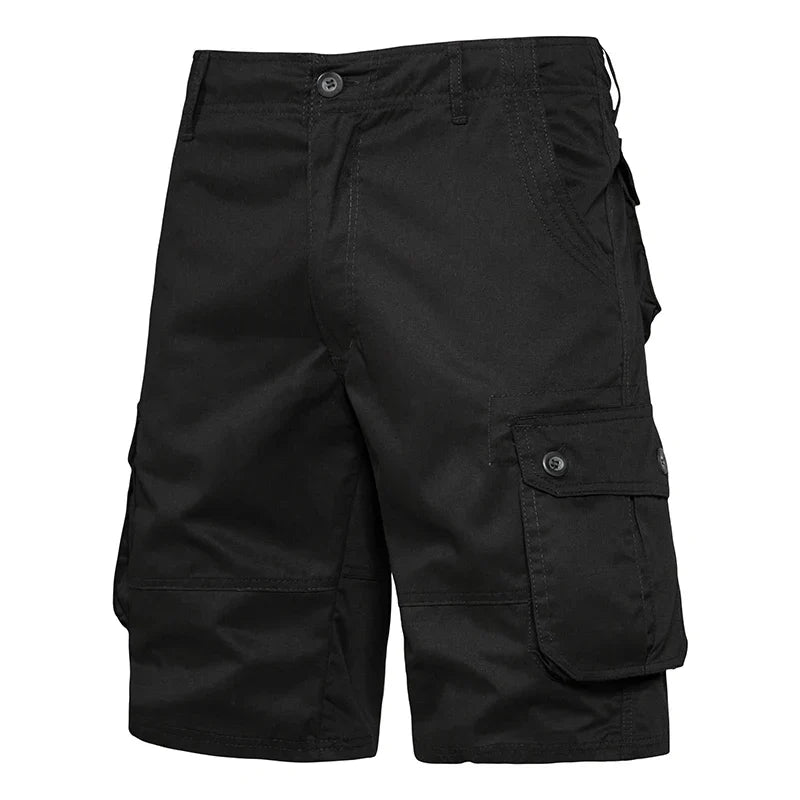 Men's Multi-Pocket Cargo Shorts for Outdoor Adventures