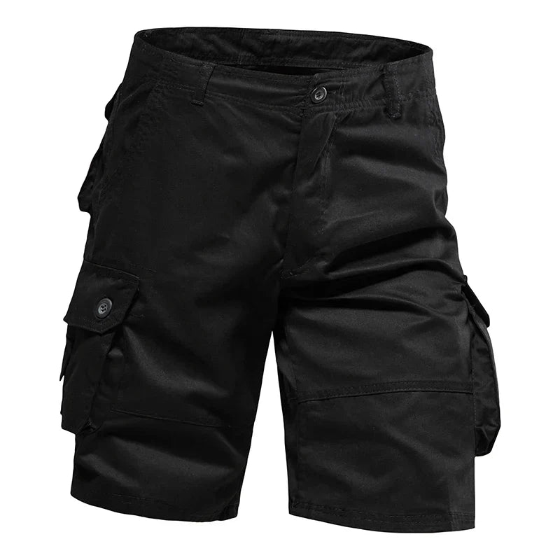 Men's Multi-Pocket Cargo Shorts for Outdoor Adventures