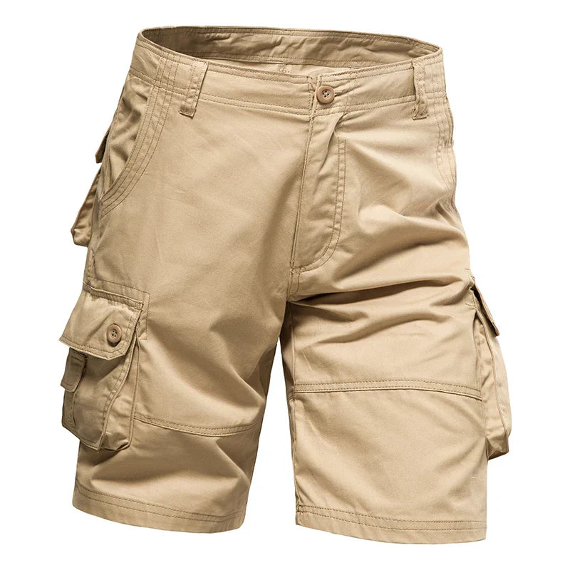 Men's Multi-Pocket Cargo Shorts for Outdoor Adventures