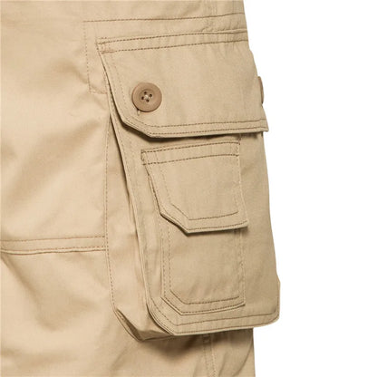 Men's Multi-Pocket Cargo Shorts for Outdoor Adventures