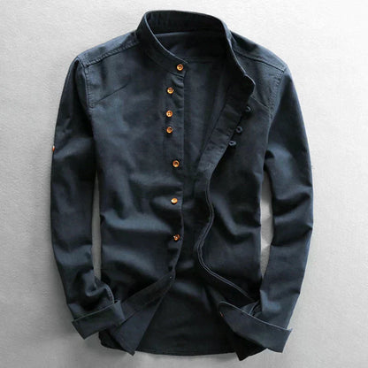 Chic French Collar Slim Fit Shirt for Any Occasion