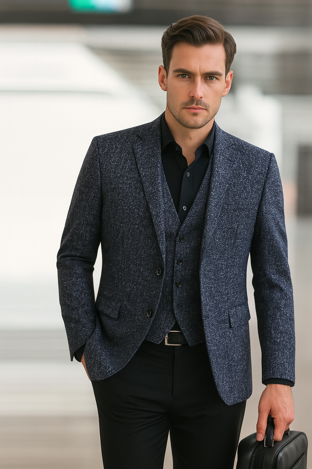 Spring Slim Fit Men's Blazer - Effortless Style for Any Occasion