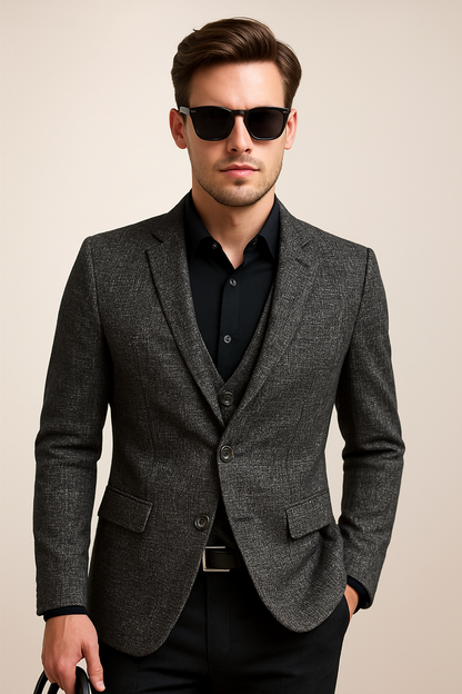 Spring Slim Fit Men's Blazer - Effortless Style for Any Occasion