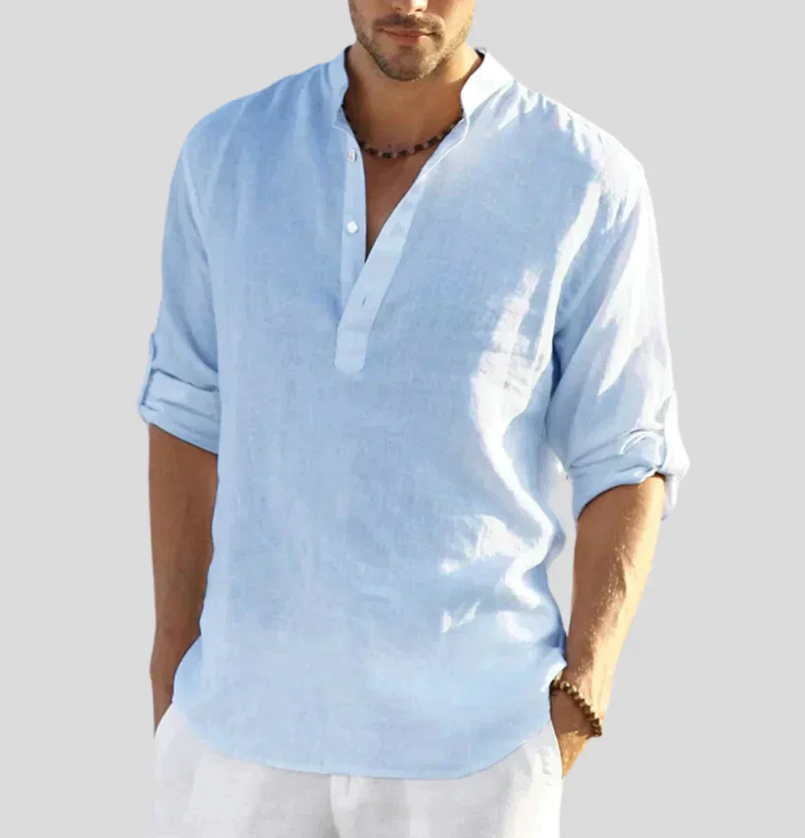 Men's Linen Shirt for Smart Casual Wear