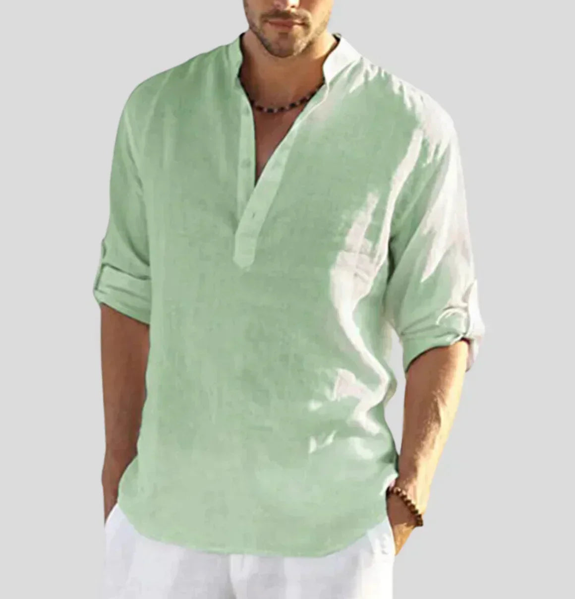 Men's Linen Shirt for Smart Casual Wear