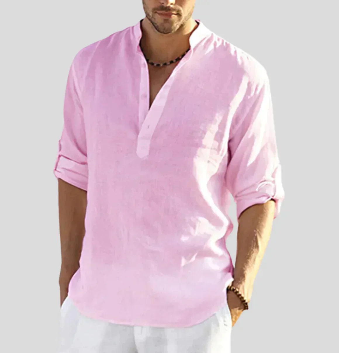 Men's Linen Shirt for Smart Casual Wear