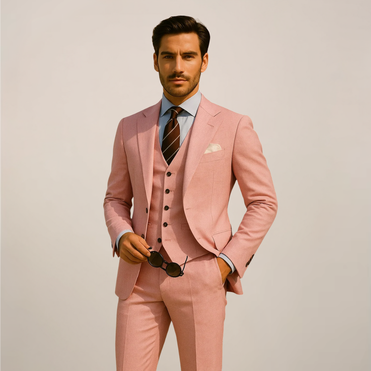 Three-Piece Men’s Suit – Sophisticated Style for Formal Events