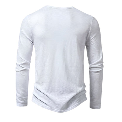 The Cromwell Long sleeve Cotton Polo for Men