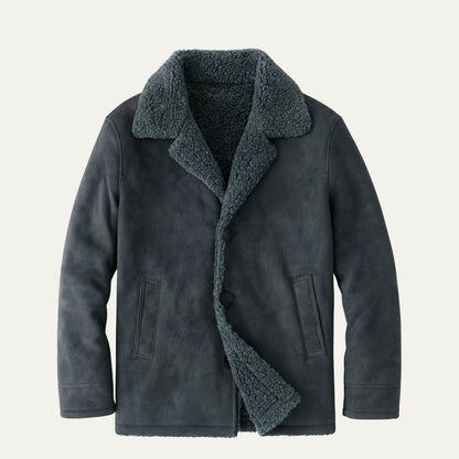 The Aspen Shearling Coat – Men’s Classic Winter Overcoat