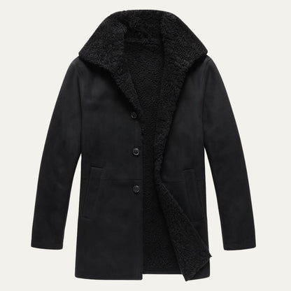 The Aspen Shearling Coat – Men’s Classic Winter Overcoat