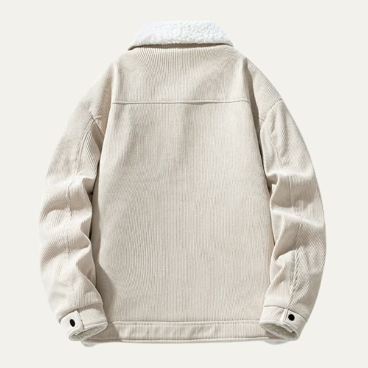 The Moneglia Men’s Corduroy Fleece Lined Sherpa Jacket