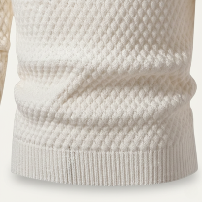 The Lavagna Men’s Thick Wool Knit Turtleneck Sweater