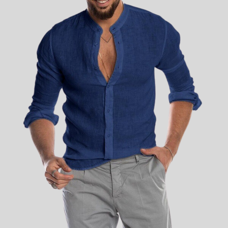 Stylish Long Sleeve Linen Shirt for Any Occasion