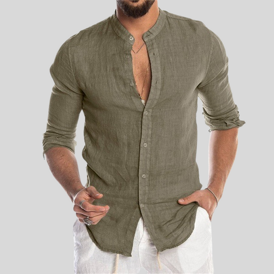 Stylish Long Sleeve Linen Shirt for Any Occasion