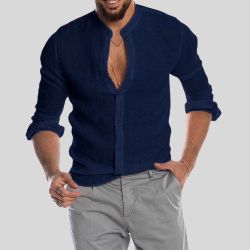 Stylish Long Sleeve Linen Shirt for Any Occasion