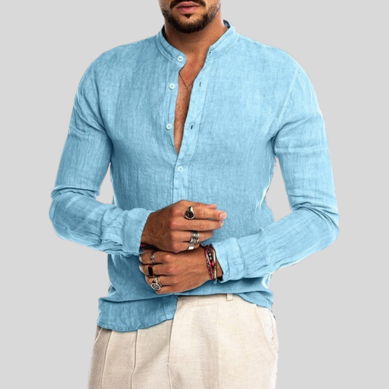 Stylish Long Sleeve Linen Shirt for Any Occasion