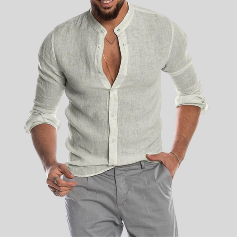 Stylish Long Sleeve Linen Shirt for Any Occasion