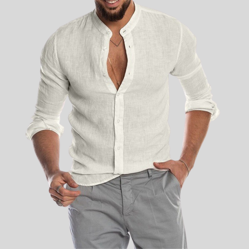 Stylish Long Sleeve Linen Shirt for Any Occasion