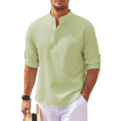 Classic Linen Henley Shirt for Every Occasion