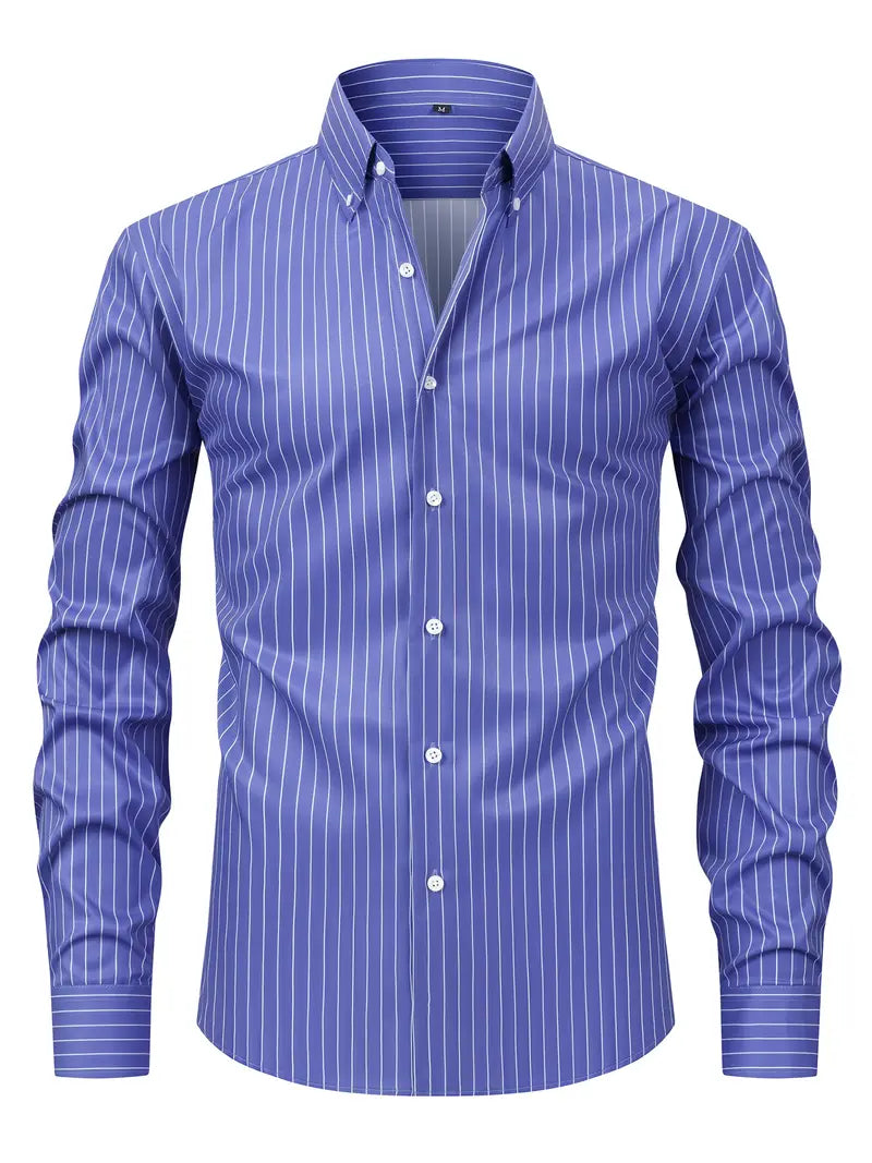 Hugo Striped Cotton Shirt for Smart-Casual Occasions