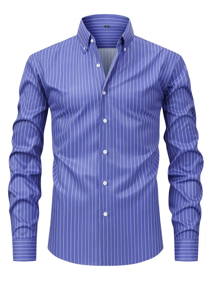 Hugo Striped Cotton Shirt for Smart-Casual Occasions