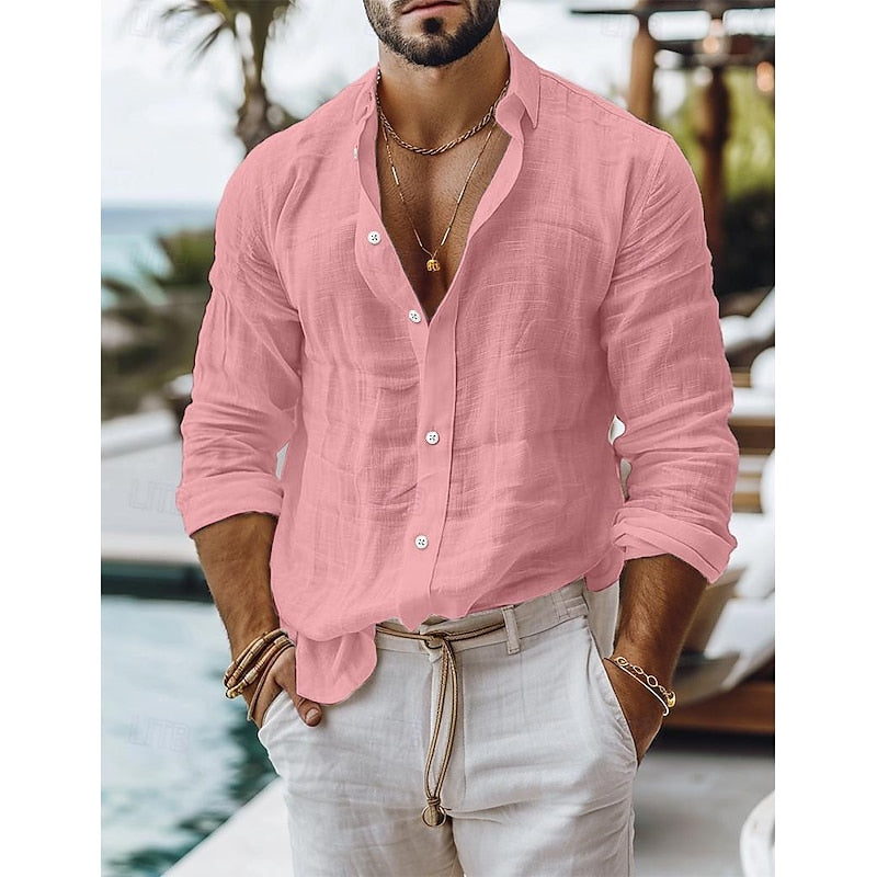 Luca Men's Linen Summer Shirt for Stylish Occasions
