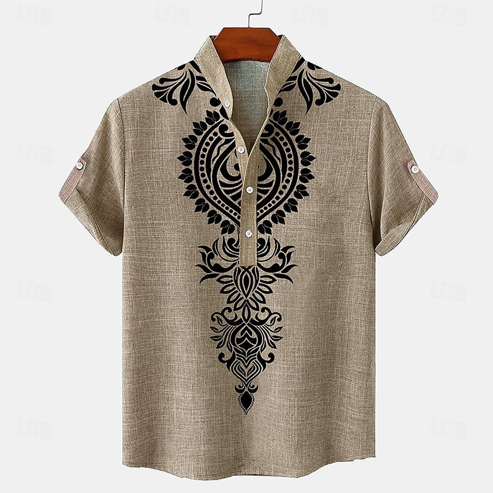 Marco - Stylish Linen Henley for All Occasions