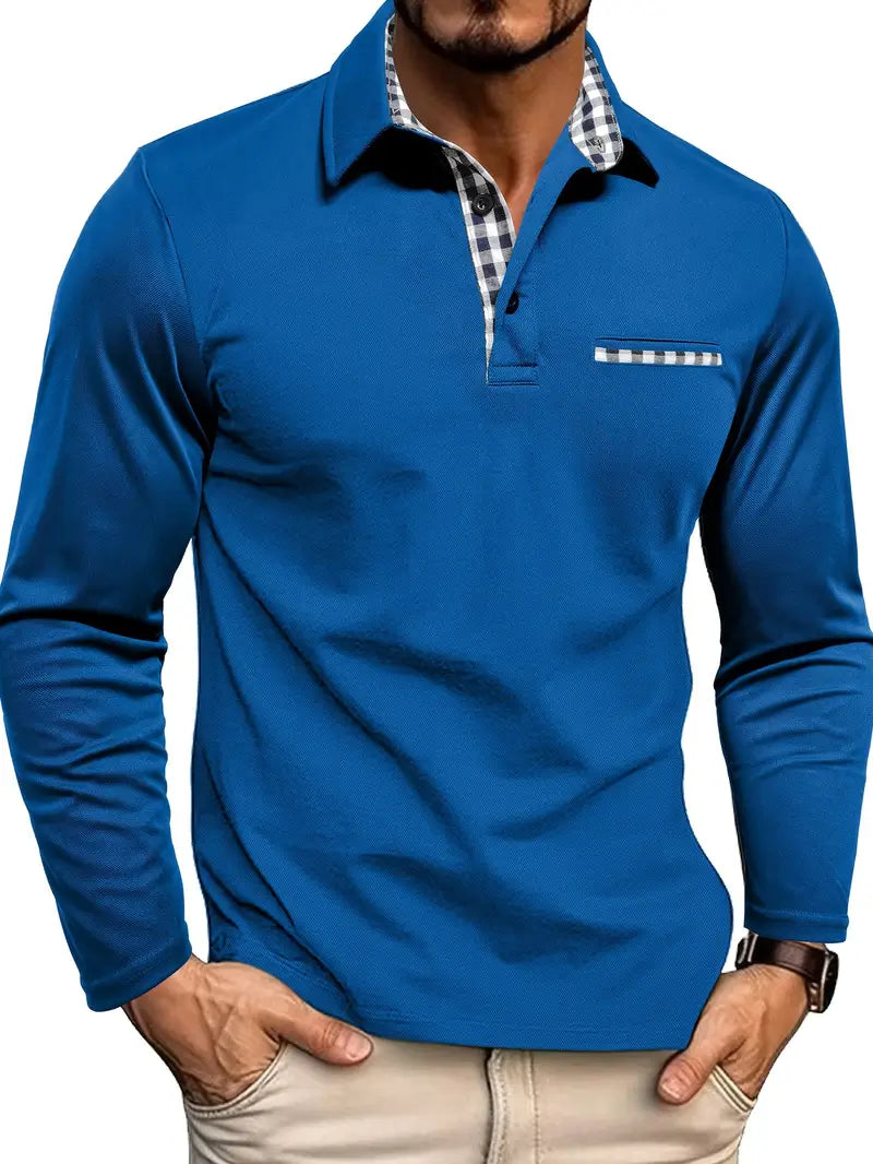 Men's Summer Polo Shirt - Stylish Cotton Blend for Any Occasion