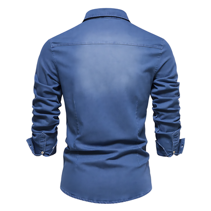 Stylish Men's Denim Shirt for Everyday Wear